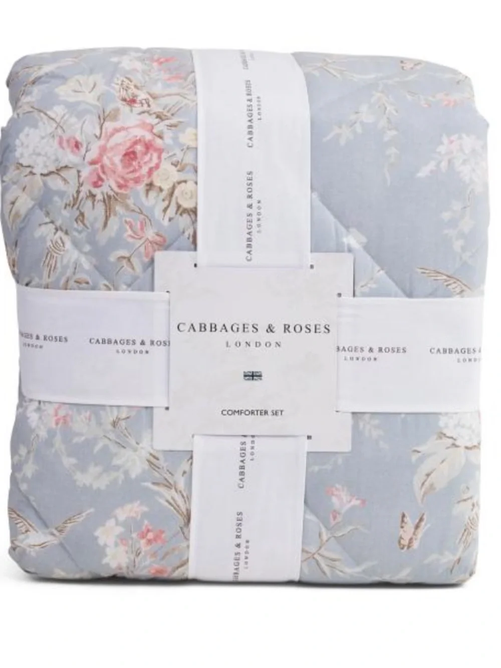 Cabbages & Roses Comforter Set - Picture 1 of 2